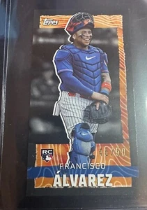 MINI Francisco Álvarez RC 45/50 2023 Topps Rip Mets ZM - Picture 1 of 2