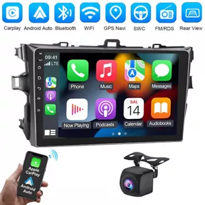 2+32GB Android 13 For Toyota Corolla 2009-2013 Car Stereo Radio CarPlay +Camera - Picture 1 of 16