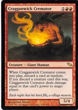 Cragganwick Cremator *Rare* Magic MtG x1 Shadowmoor SP