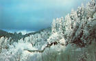 Great Smoky Mountains Park Tn, Winter At Morton Overlook, Vintage Postcard