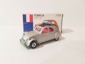 TOMICA F39 - CITROEN 2CV [SILVER]  ABSOLUTELY MINT VHTF MADE IN JAPAN 
