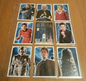 DOCTOR WHO MATCH ATTAX T1 TO T9 CHASE TRADING CARDS BY TOPPS 2012 COLLECTION - Picture 1 of 12