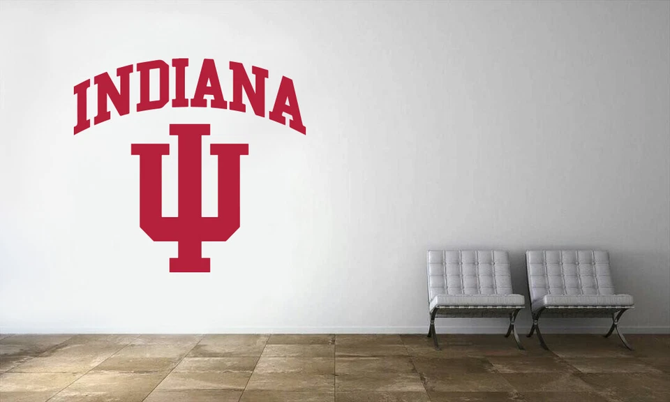 ORACAL Indiana Hoosiers Logo Wall Decal NCAA College Football Vinyl Sticker