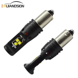 2X BAY9S H21W 2016 LED 120° Pins Indicator Dash Light Reverse Bulb Canbus 12-24V - Picture 1 of 7