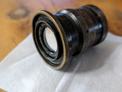 Lente de cámara tele-xenar robot de latón 75 mm f 3,8 Foto 1 de 4