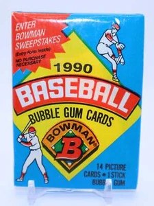 Paquete de cera de béisbol Bowman 1990 - Imagen 1 de 2