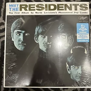 The Residents - Meet The Residents Vinyl /500 Newbury Blue Black Swirl SEALED - Picture 1 of 2