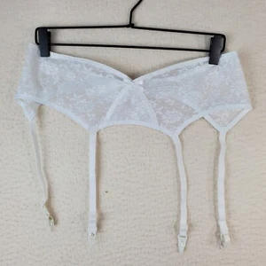 Liguero Empire Blanco 2X Talla Grande Drag Sissy Boudoir - Imagen 1 de 8
