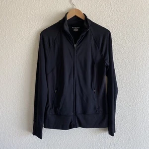 Tek Gear Black Workout Activewear Full Zip Jacket Gym Size S - Picture 1 of 6