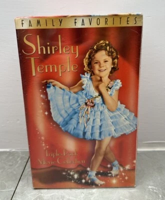 New Sealed Shirley Temple VHS Box Set Of 3 Heidi, Curly Top, Baby Take A Bow - Image 1 of 4