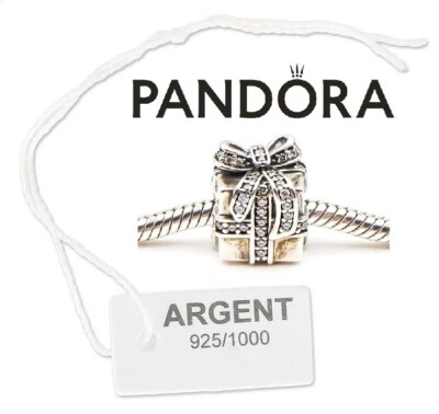 Autentico Pandora Argento 925/1000 Tema Pacchetto Sorprese Regalo (791400CZ) - Immagine 1 di 4