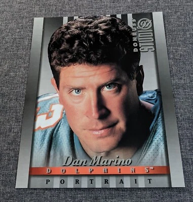 1997 Donruss Studio Portrait 8x10 NFL HOFers Parallels Elway Rice Marino Smith - Image 1 of 4