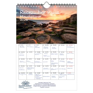 Reisezauber Irland Planer DIN A4 Kalender für 2026 Dublin Stadt Reise Land Urlau - Bild 1 von 1