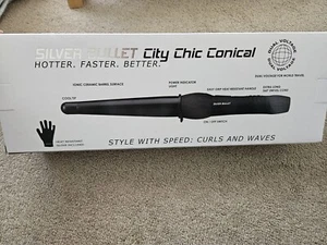 Silver Bullet City Chic 19mm - 32mm Conical Ceramic Curling Iron - Picture 1 of 3