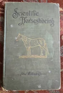 Wissenschaftliches Hufeisen Prof. William Russell 1899 gebundenes Buch Ist-Zustand - Bild 1 von 11