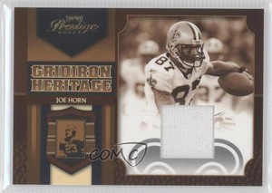 2007 Playoff Prestige Gridiron Heritage Materials Joe Horn #GH-29