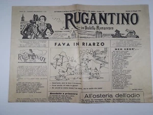 Rugantino in Dialetto Romanesco Satirico n.11781 anno 1972 Fava in riarzo - Picture 1 of 1