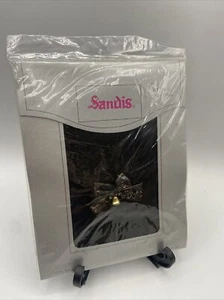 Vintage Nylon Pantyhose W/ back seam: Sandis: Black Heel Bows Bells Costume - Picture 1 of 11
