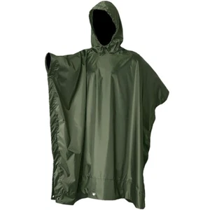 CamoTec poncho PILGRIM RIP-STOP OLIVE, tactical poncho olive, raincoat, military - Picture 1 of 5