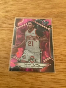 2023-24 Bowman Best U Pink Lava Refract Devin Royal 014/100 Ohio State Buckeyes - Bild 1 von 2