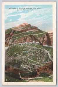 Postkarte um 1920 Montana Glacier Nationalpark Serpentinen - Bild 1 von 2