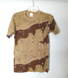 Vintage Desert Camo T-SHIRT Größe Medium Chocolate Chip Camo ~ Einzelnaht Neu aus altem Lagerbestand - Bild 1 von 3