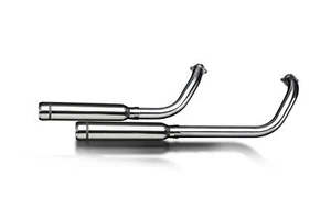 Honda Shadow VT750 Delkevic 2-2 Exhaust 21" Stainless Bull Nose Muffler 08-20 - Bild 1 von 3