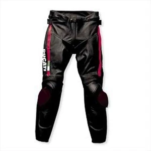 Ducati Leather Pant Motorcycle Racing trouser Motorsports Gear Italian Flag-S-XL - Picture 1 of 4