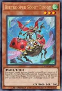 Yugioh! 1x Beetrooper Scout Buggy - DAMA-ENSP1 - Ultra Rare - Limited Edition Ne - Picture 1 of 1