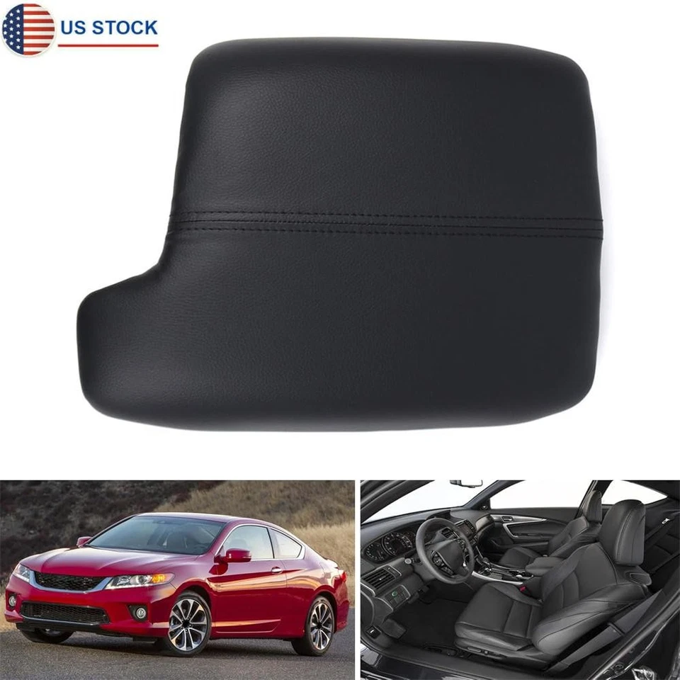 Center Console Armrest Lid Cover Black For Honda Accord 2013 2014 2015 2016 2017 Foto 1 de 4