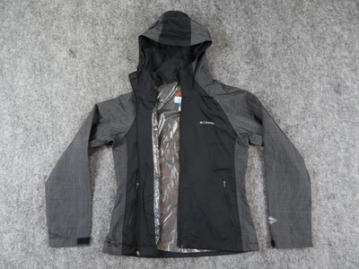 Columbia Jacket Womens XS Gray Omni Heat Tech Waterproof Rain Coat Windbreaker - Image 1 of 4