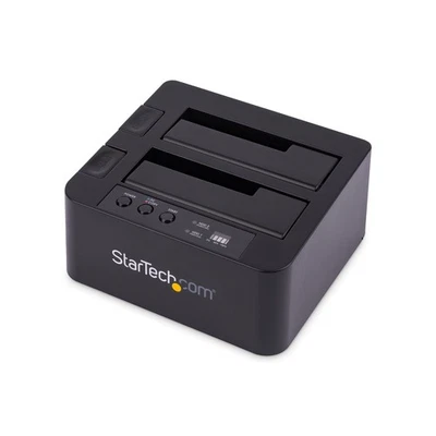 StarTech.com Standalone Hard Drive Duplicator, Dual Bay HDD/SSD Cloner/Copier, U - Image 1 of 4