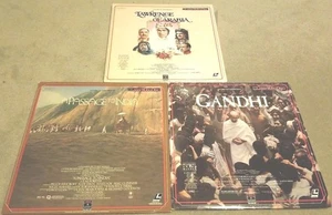 Lawrence Of Arabia, A Passage To India & Gandhi Laserdisc LD Movies - Bild 1 von 5