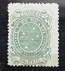 Brasilien 1890 Südkreuz 50R MH C177 - Bild 1 von 2