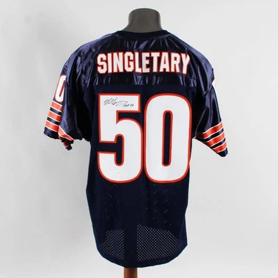 Jersey Bears firmado por Mike Singletary - Certificado de autenticidad JSA Foto 1 de 4