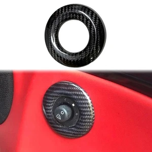 Carbon Fiber Side Mirror Adjuster Switch Ring for Maserati GranTurismo GC 08-19 - Picture 1 of 6