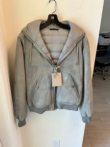 TOM FORD MENS BOMBER SUEDE JACKET RETAIL 7640.00 NWT SIZE 50 - Picture 1 of 3