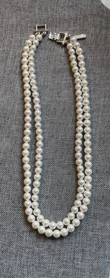 Perlas de imitación vintage Napier DOBLE HEBRA, reparación/rotas Foto 1 de 4