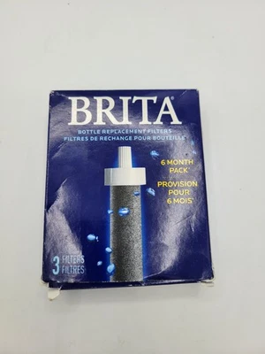 NEW Brita Water Bottle Replacement Filters 3-PACK 6 Month Supply Mod#BB06 - Image 1 of 4