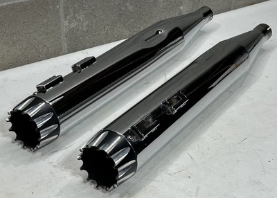 RC COMPONENTS HARLEY DAVIDSON 96-16 TOURING FLH PERFORMANCE MUFFLERS - Image 1 of 4