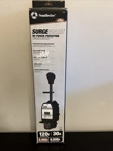 Protector contra sobretensiones de 30 amperios SOUTHWIRE 34930 protección portátil para autocaravana con LED - Imagen 1 de 1