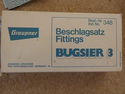 GRAUPNER - BESCHLAGSPAKET AUS BUGSIER 3 MODELLBAUSATZ - ALLE EINGETÜTETEN TEILE - Bild 1 von 4
