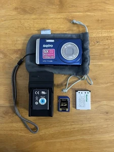 Sanyo VPC T1495 14.0MP Digitalkamera mit Akku, Ladegerät und Speicherkarte! - Bild 1 von 11