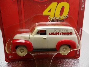 WHITE LIGHTNING 1950 CHEVY PANEL DELIVERY   JOHNNY LIGHTNING FOREVER 64    1:64 - Picture 1 of 6
