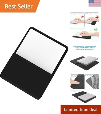 Reposamuñecas Negro Antideslizante para Magic Trackpad 2 - Soporte Ergonómico, 8.46 x 7.48" Foto 1 de 4