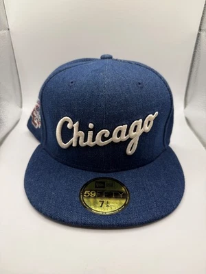 New Era 59Fifty Chicago White Sox 2003 All-Star Game Denim Fitted Hat 7 1/4 - Image 1 of 4