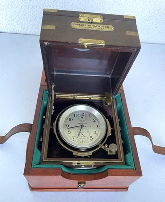 HAMILTON CRONÓMETRO MARINO MODELO 21 - SEGUNDA GUERRA MUNDIAL Foto 1 de 4