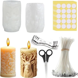 Kerzen Selber Machen Set Christmas Kerzenformen Zum Gießen Kerzen Form Christmas - Bild 1 von 8