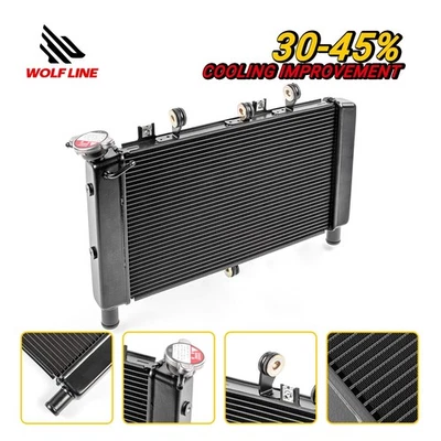 WOLFLINE Motorcycle All Aluminum Radiator For Yamaha MT-09/SP Yamaha XSR 900/GP - Image 1 of 4