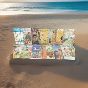 Vintage Lot Of 13 American Girl Magazines 1957-1960 Random *MUSTY SMELL - Bild 1 von 5